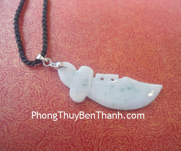 kiem ngoc phi thuy s720 Mặt đeo cổ hình Kiếm ngọc Phỉ Thúy,cầu bình an S720