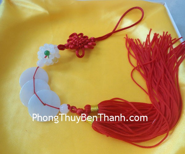 ngc boi 3 xu tien Ngọc bội xâu 3 xu ngọc phỉ thúy ,đem lại tài lộc dồi dào S255